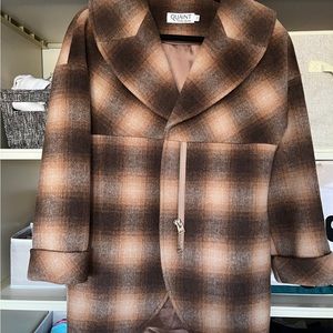 Wool and cashmere blend winter jacket